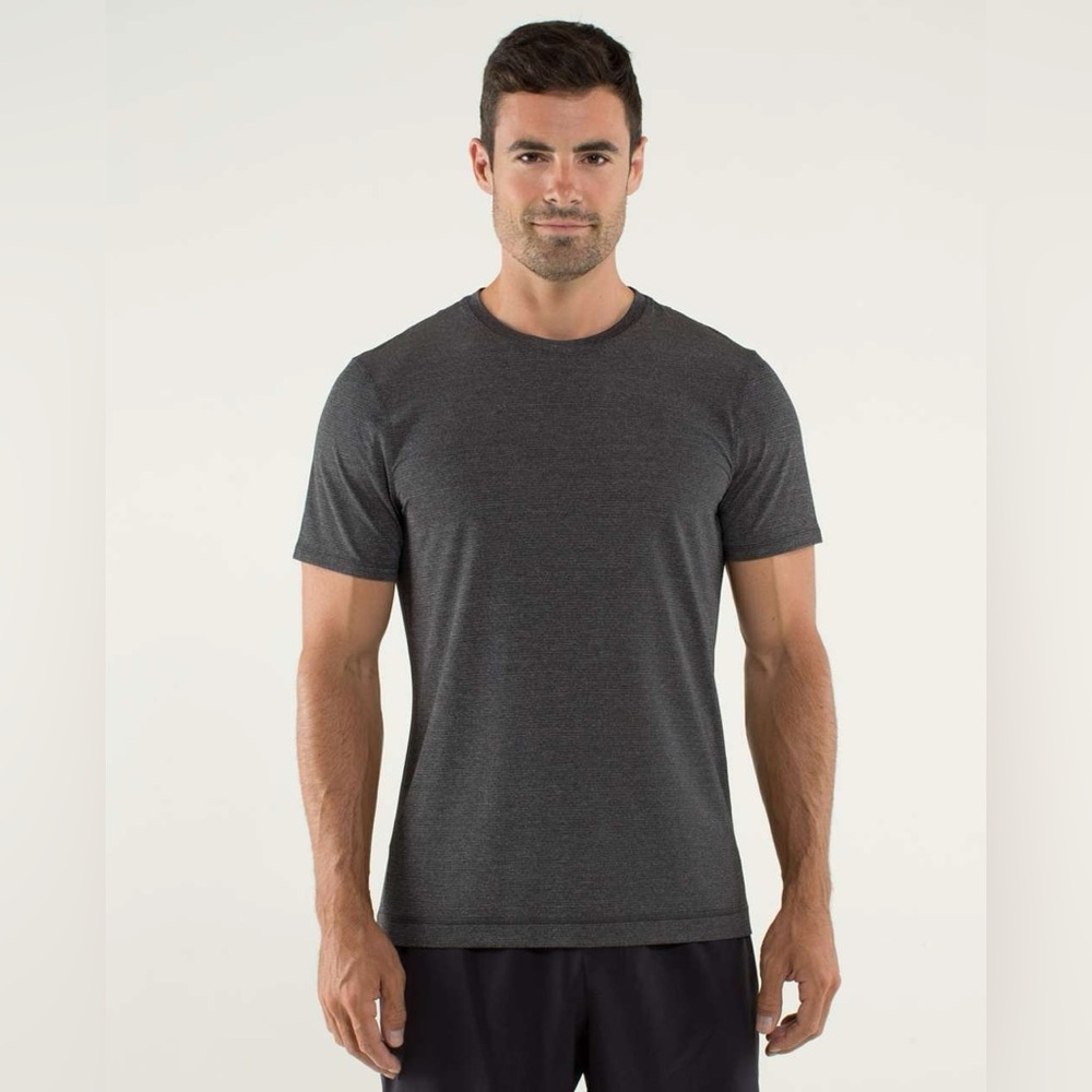 Lululemon Men's Precision Tee Heathered Gray Size L